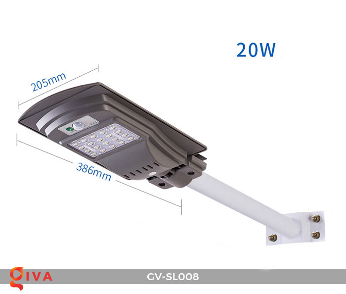Đèn đường chạy năng lượng mặt trời GV-SL008 5