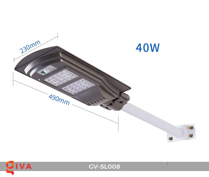 Đèn đường chạy năng lượng mặt trời GV-SL008 6