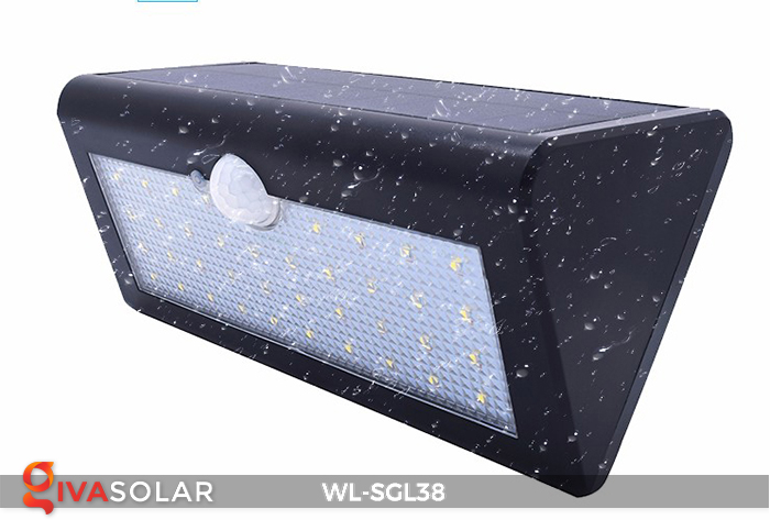 Đèn LED gắn tường năng lượng mặt trời WL-SGL38 8