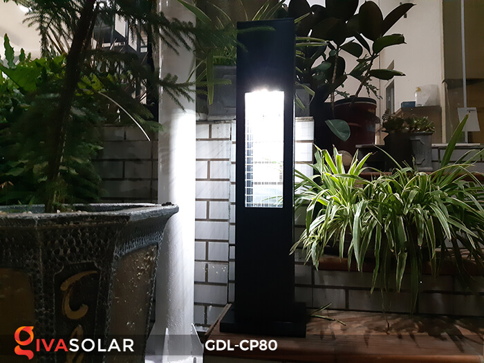 Đèn trụ sân vườn năng lượng mặt trời CP80 7