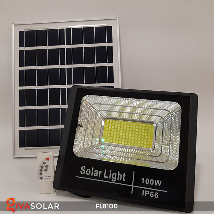 Đèn pha LED COB năng lượng mặt trời FL8100 3