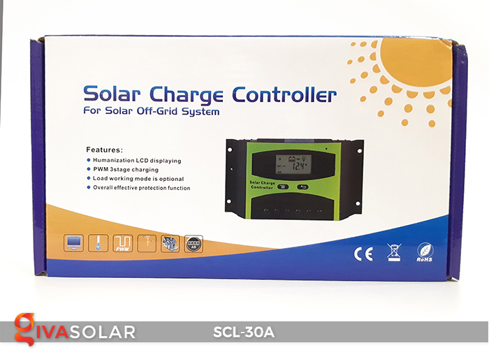 Điều Khiển Sạc năng lượng mặt trời SCL-30A 9