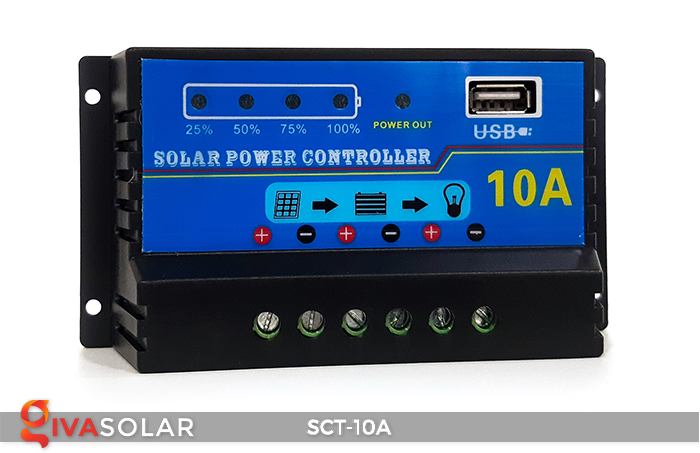 Điều khiển sạc pin mặt trời SCT-10A 1