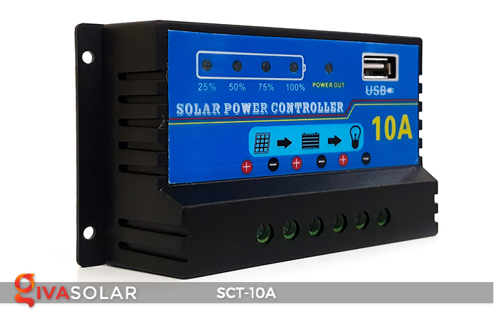 Điều khiển sạc pin mặt trời SCT-10A 2