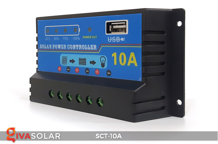 Điều khiển sạc pin mặt trời SCT-10A 3