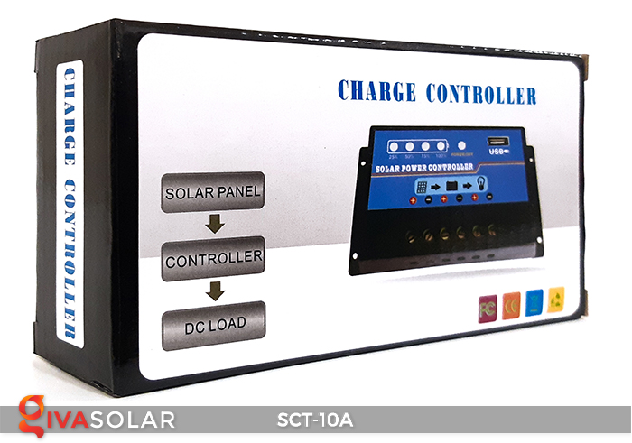Điều khiển sạc pin mặt trời SCT-10A 7