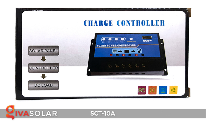 Điều khiển sạc pin mặt trời SCT-10A 8