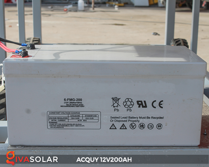 Acquy 12V200AH ứng dụng trong điện năng lượng mặt trời 5