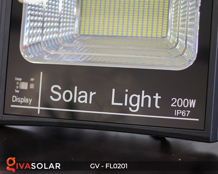 Đèn pha LED năng lượng mặt trời cao cấp FL0201 - 200W 7
