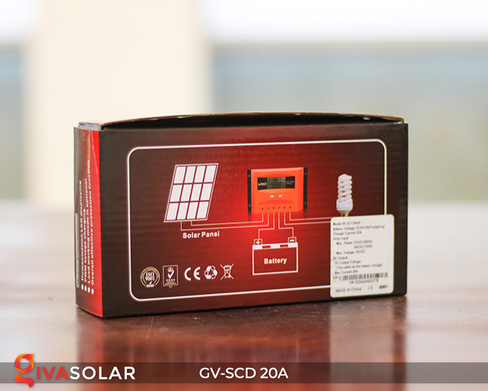 Điều khiển sạc điện mặt trời SC-D 12 24V 20A 10