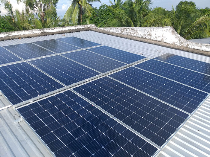 [Điện mặt trời Cần Thơ] GivaGroup hoàn thành hệ thống áp mái 5 kWp 1