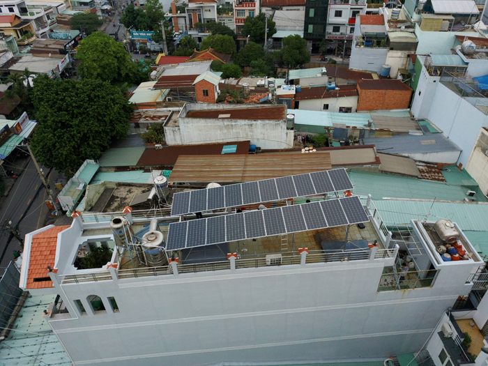 Lắp đặt hệ thống điện mặt trời hòa lưới 8kwp cho anh Thông tại Tân Phú 2