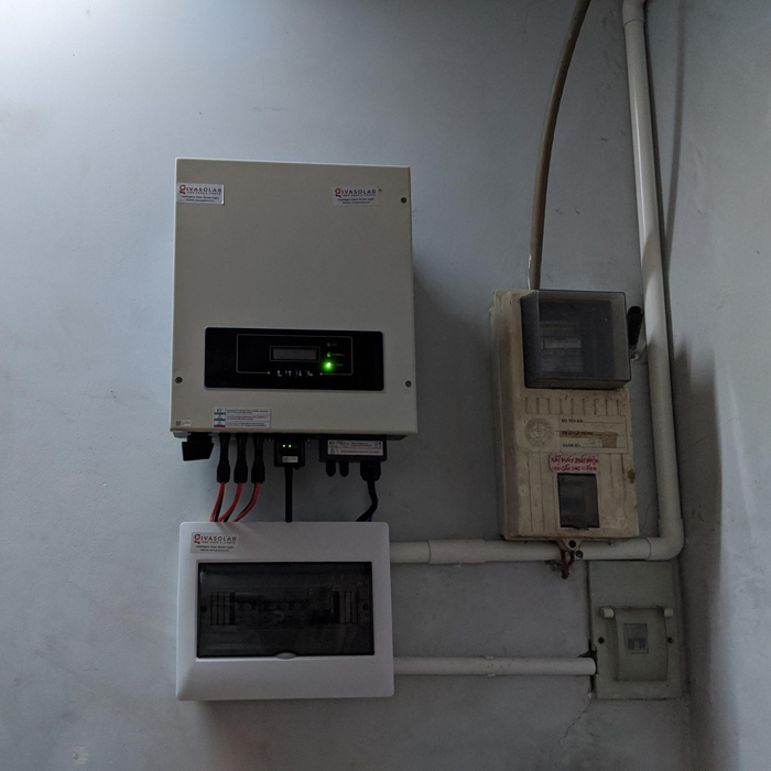 Lắp đặt hệ thống điện mặt trời hòa lưới 8kwp cho anh Thông tại Tân Phú 4
