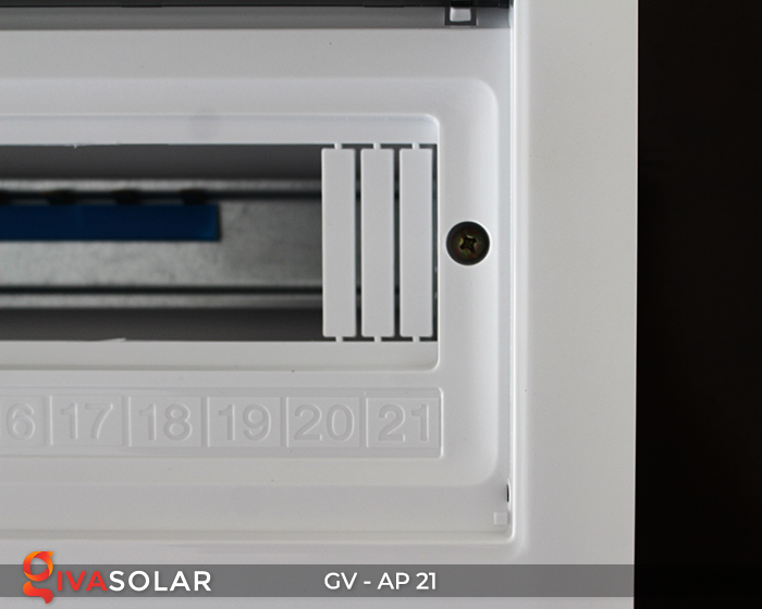 Tủ điện âm tường sử dụng trong hệ thống năng lượng mặt trời AP-21 đường 8