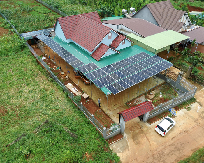 Hoàn thành lắp đặt hệ thống điện mặt trời áp mái quy mô lớn 45kWp tại Đắk Nông 18