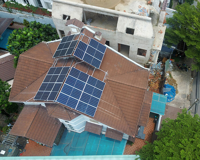 Hoàn thành hệ thống điện mặt trời 10kWp cho sinh hoạt gia đình ở Bình Tân 5