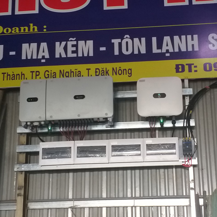 Hoàn thành hệ thống năng lượng mặt trời hòa lưới áp mái 90kWp tại Đắk Nông 10