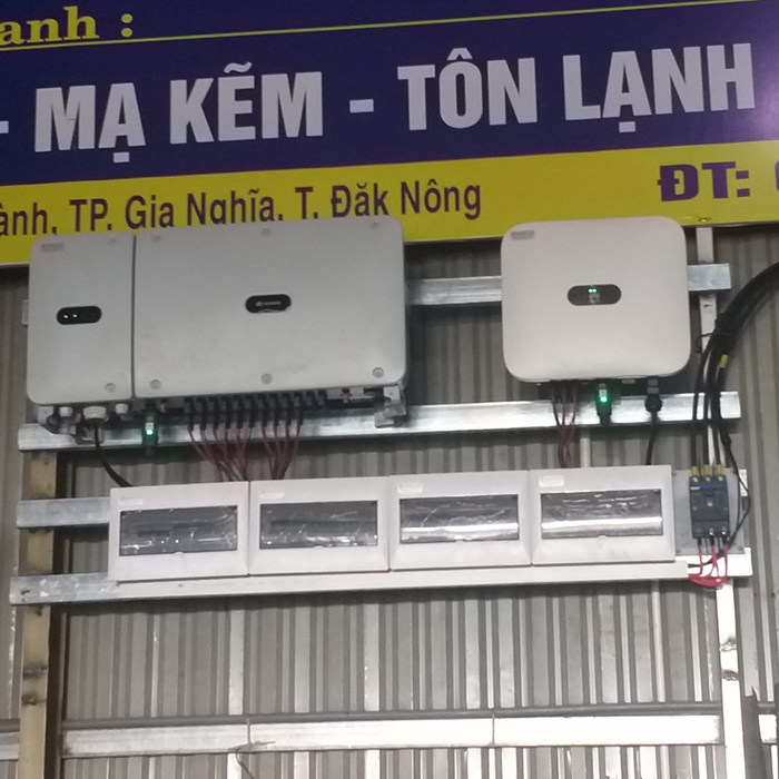 Hoàn thành hệ thống năng lượng mặt trời hòa lưới áp mái 90kWp tại Đắk Nông 9